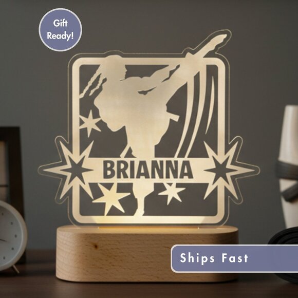 Custom Karate LED Night Light – Sporty Decor for Karate Lovers - Picture 1 of 8
